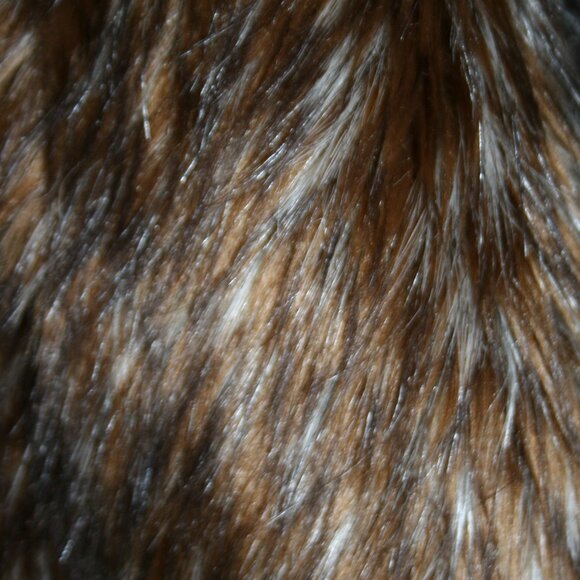 Noriko Brown Fox Faux Fur/ Vest  Size Small - Picture 14 of 14